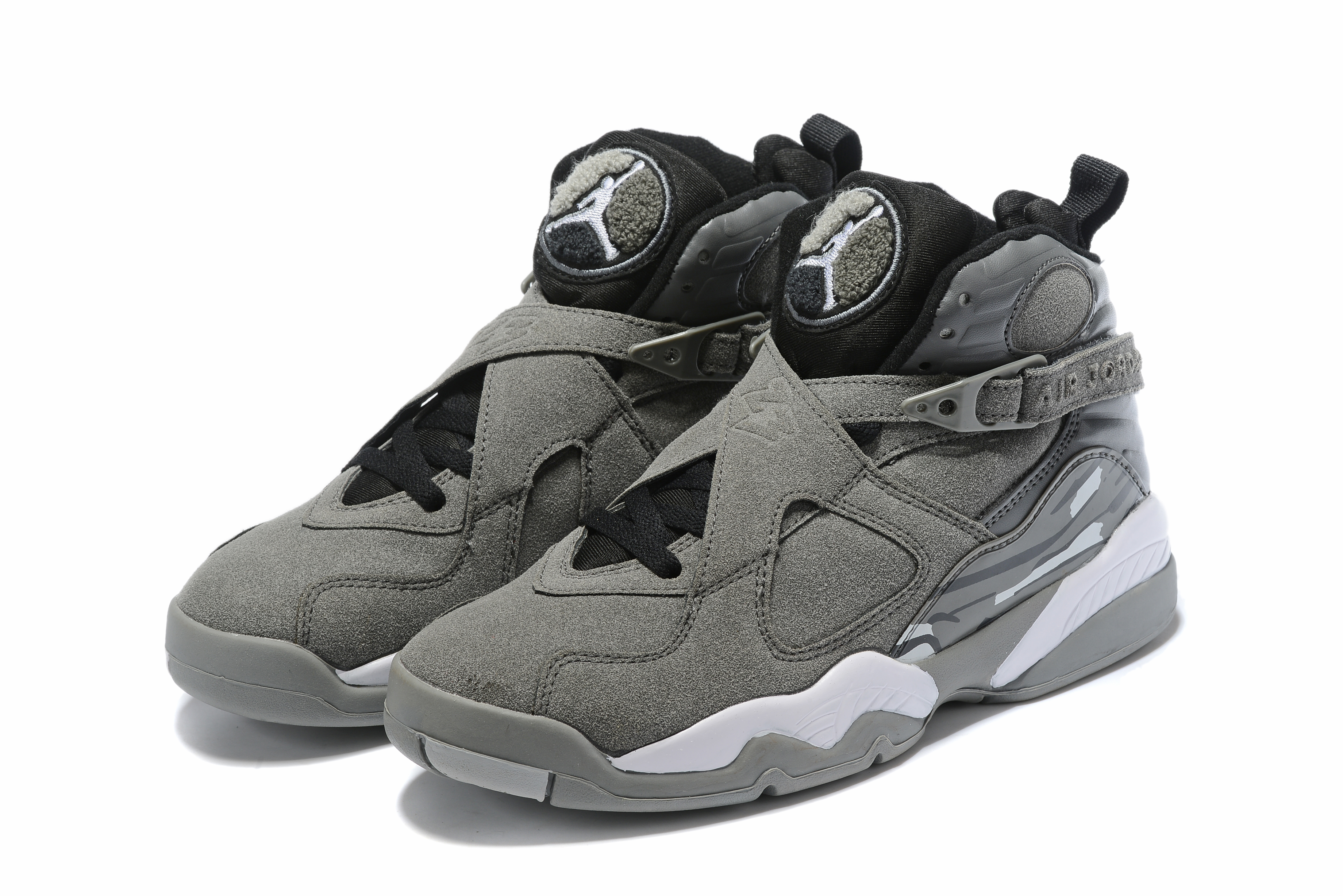 2019 Air Jordan 8 Retro Grey Black